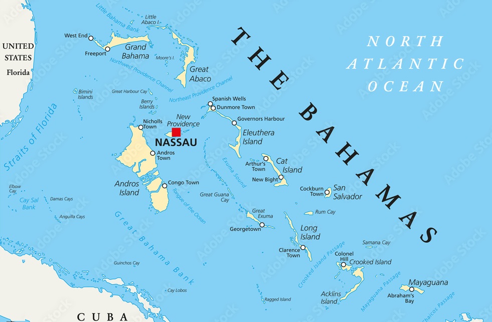 Bahamas Vacation: Bahamas Map