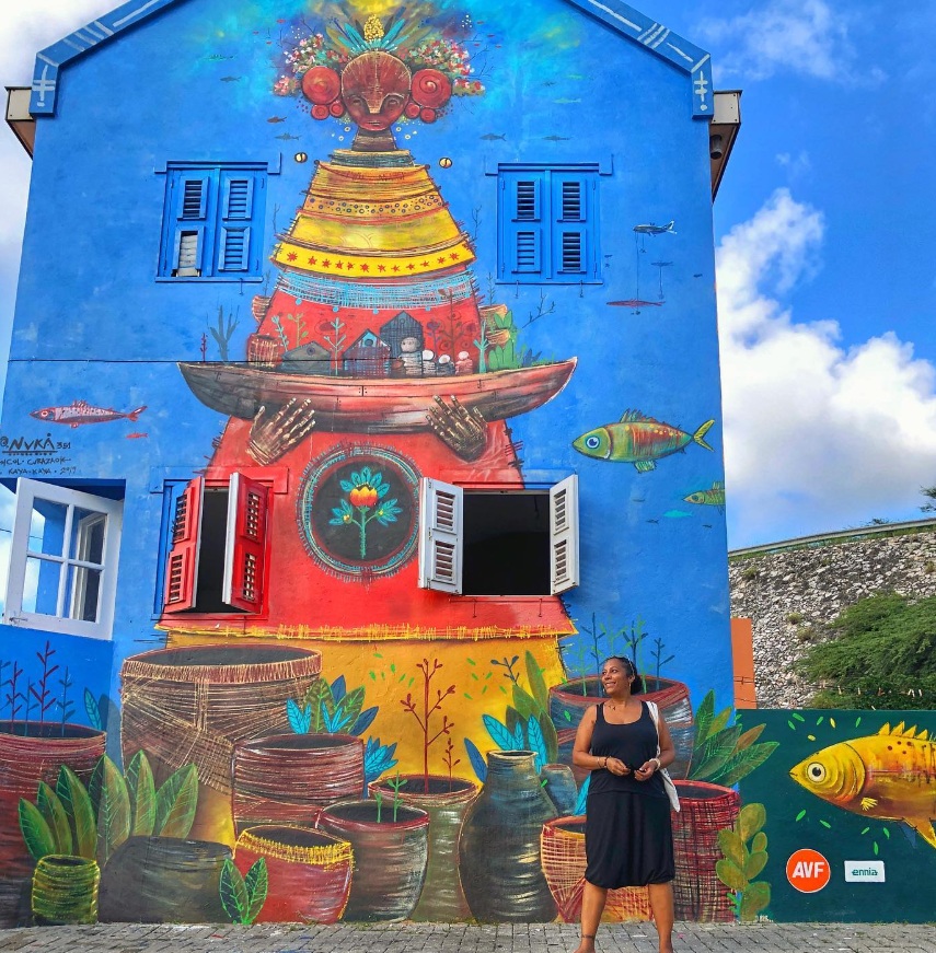 Curacao Vacation, Colorful buildings in Willemstad